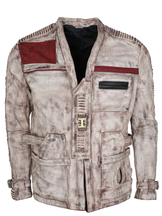 Star Wars The Force Awaken Finn Leather Jacket