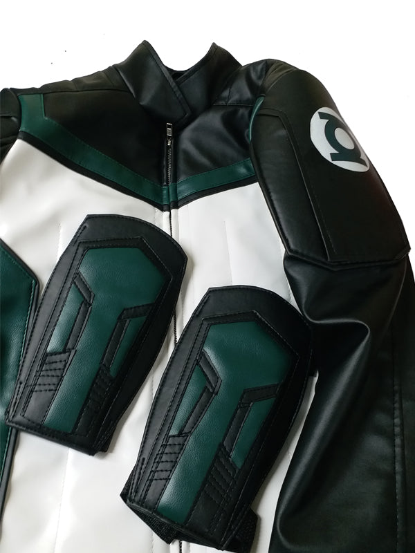 Superman 2025 Guy Gardener Green Lantern Leather Jacket Black Friday Sale