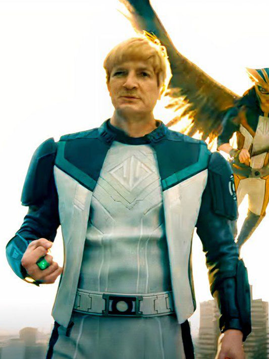 Superman 2025 Guy Gardener Green Lantern Leather Jacket Shop