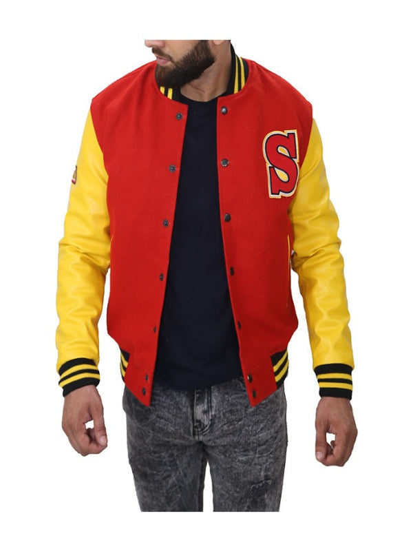 Superman Smallville Tom Welling Crows Varsity Jacket Halloween Costume Sale