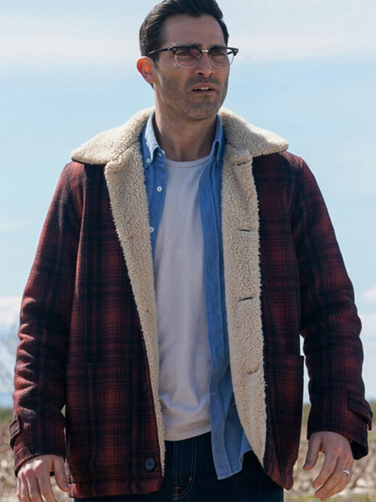 Superman and Lois Clark Kent Plaid Wool Jacket Shop now
