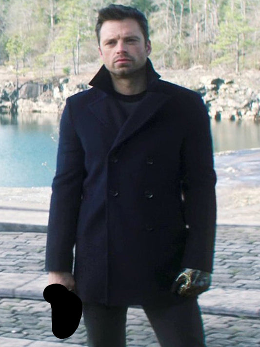 The Falcon And The Winter Soldier Sebastian Stan PeaCoat Buy now