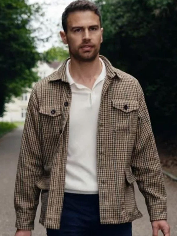 The Gentlemen Theo James Wool Houndstooth Jacket