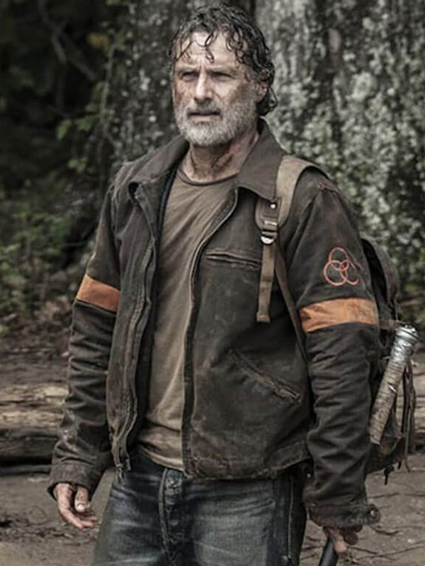 The Walking Dead Rick Grimes Brown Cotton Jacket