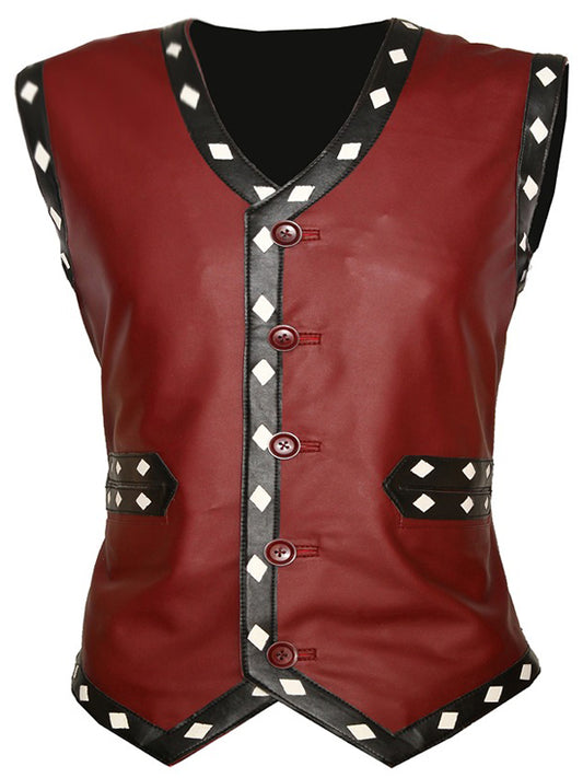 The Warriors Michael Beck Leather Vest Halloween Costume Cosplay