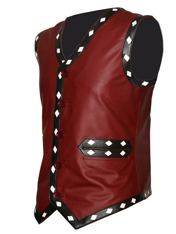 The Warriors Michael Beck Leather Vest Halloween Costume Free Shipping UK USA Canada