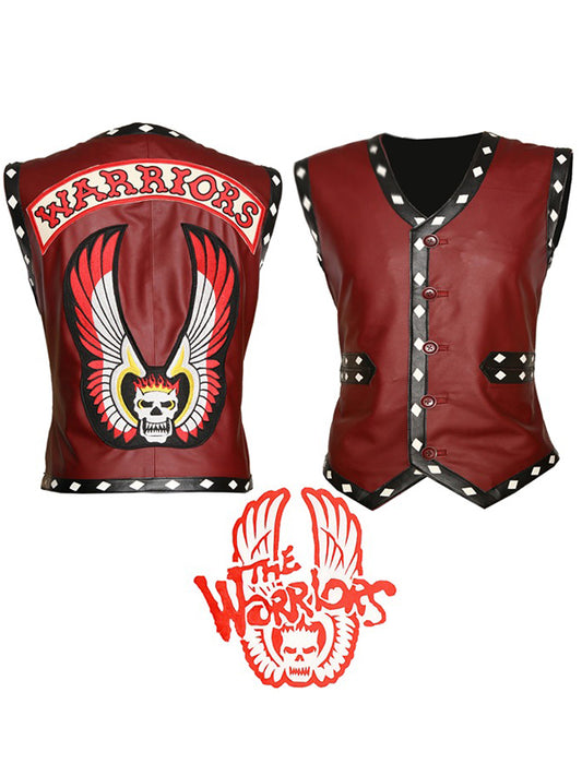The Warriors Michael Beck Leather Vest Halloween Costume