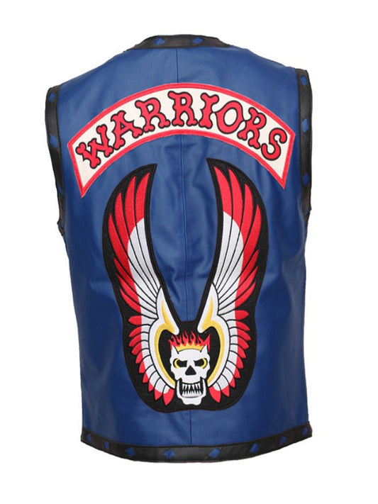 The Warriors Movie Biker Rider Leather Vest Costume halloween costumes