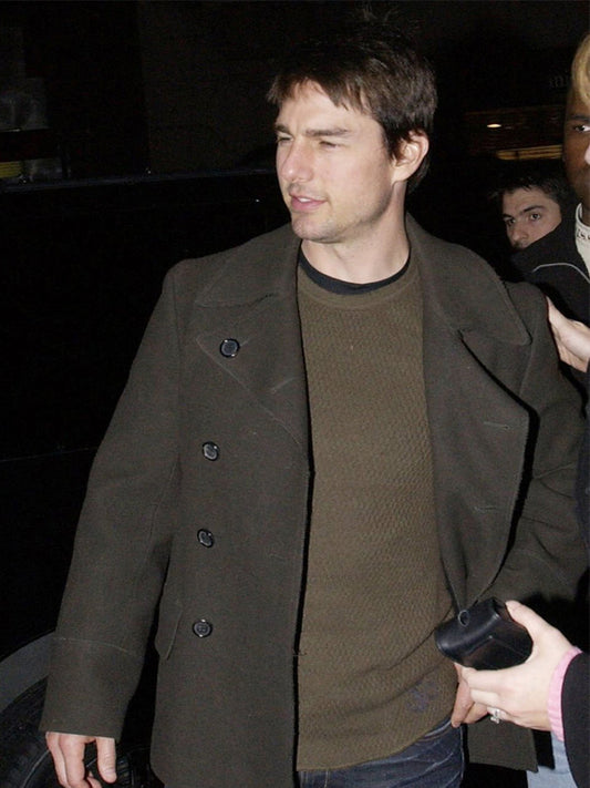 Tom Cruise Mission Impossible Vintage Wool Peacoat