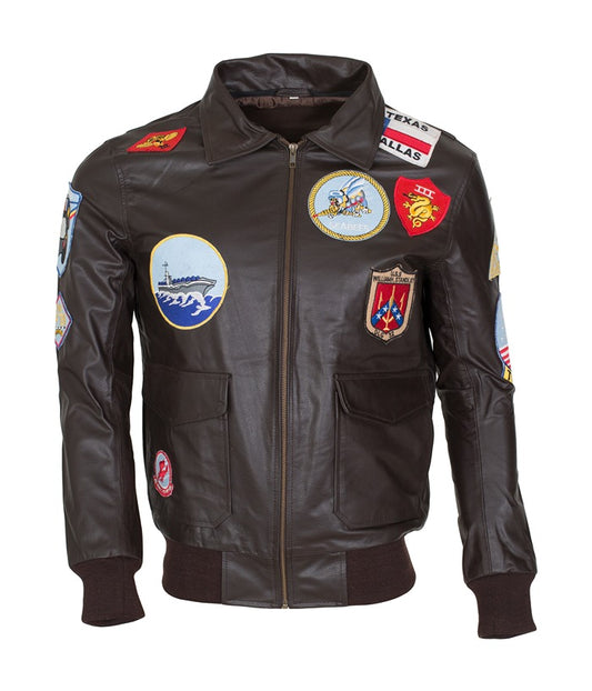 Tom Gun B3 Bomber Aviator Maverick Tom Cruise Leather Jacket USA Europe Canada Free Shipping