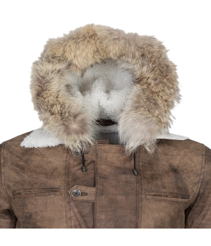 Tom Hardy The Dark Knight Rises Hooded Distressed Bane Leather Coat on Sale