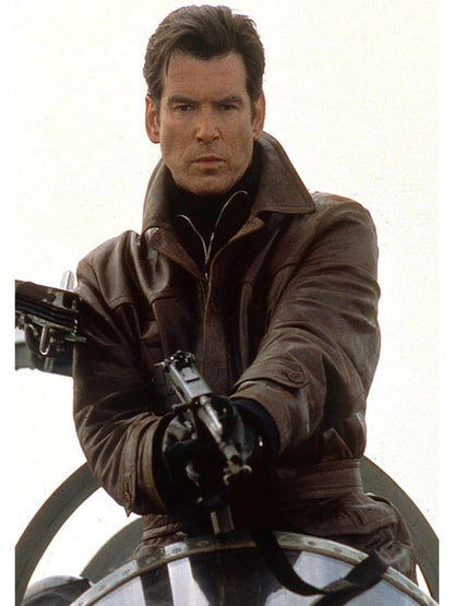 Tomorrow Never Dies James Bond Vintage Leather Coat Buy now