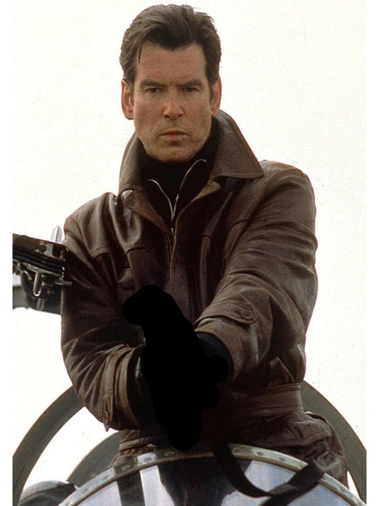 Tomorrow Never Dies James Bond Vintage Leather Coat Buy now