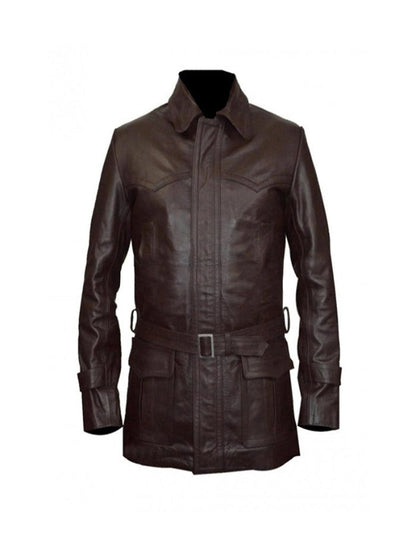 Tomorrow Never Dies James Bond Vintage Leather Coat Shop now