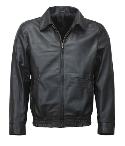 Tony Soprano The Sopranos Black Leather Jacket Buy now