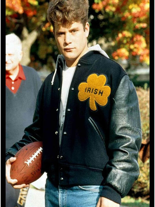 University Of Notre Dame Irish Rudy Bomber Varsity Jacket