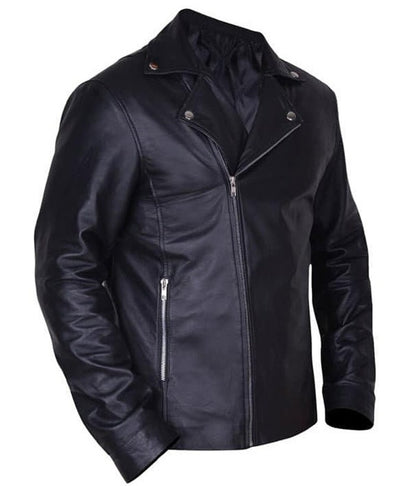 WWE Finn Balor Black Leather Biker Jacket Gifts for Him