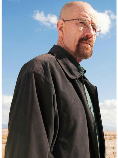 Walter White The Breaking Bad Black Cotton Jacket Free Shipping UK USA Europe