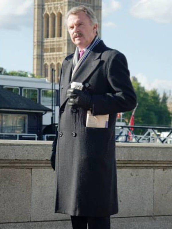 A Long Way Down 2014 Sam Neill Trench Coat
