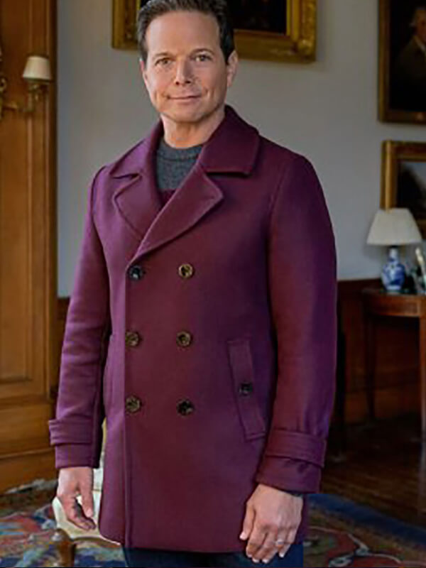 A Merry Scottish Christmas Scott Wolf Purple Coat