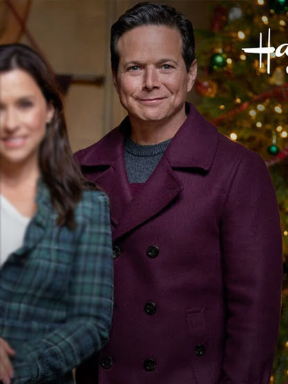 A Merry Scottish Christmas Scott Wolf Purple Coat