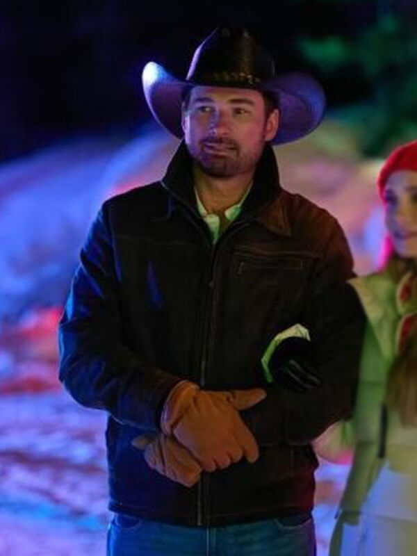 A Royal Montana Christmas Warren Christie Leather Jacket