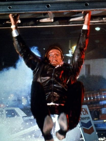 A View To A Kill James Bond Black Leather Jacket