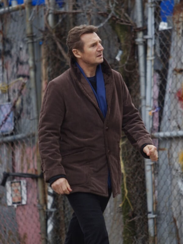A Walk Among The Tombstones Liam Neeson Corduroy Coat