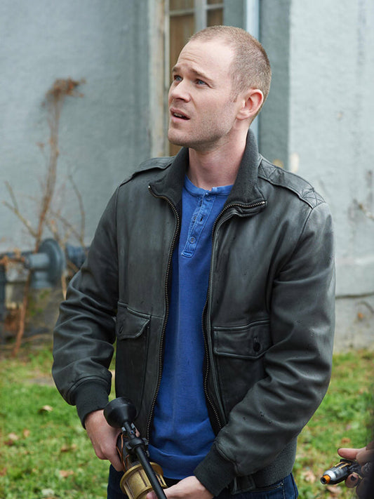 Aaron Ashmore Warehouse 13 Black Leather Jacket