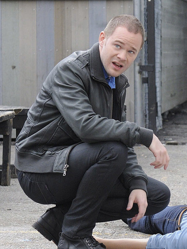 Aaron Ashmore Warehouse 13 Black Leather Jacket