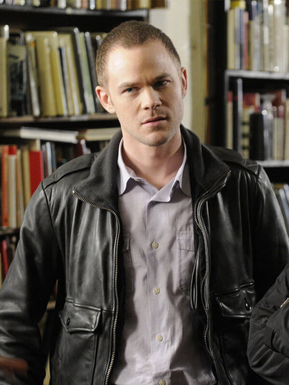 Aaron Ashmore Warehouse 13 Black Leather Jacket