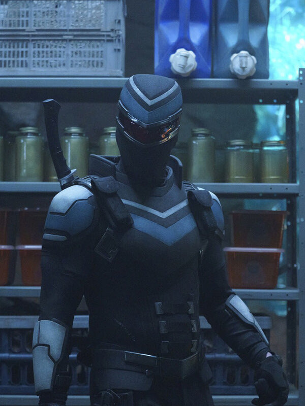 Adrian Chase Peacemaker Vigilante Leather Jacket