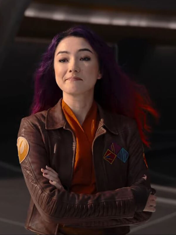 Ahsoka S01 Sabine Wren Brown Leather Jacket
