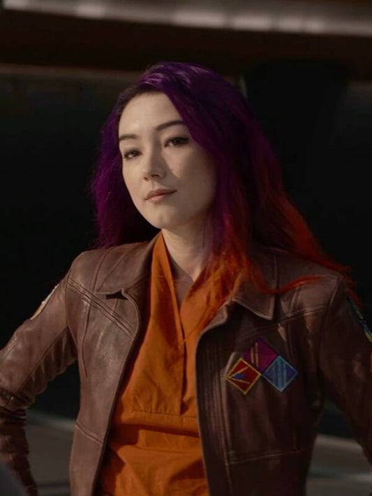 Ahsoka S01 Sabine Wren Brown Leather Jacket
