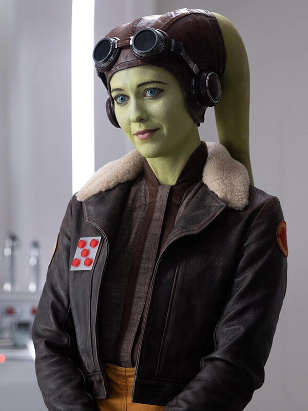 Ahsoka TV Series Hera Syndulla Black Leather Jacket
