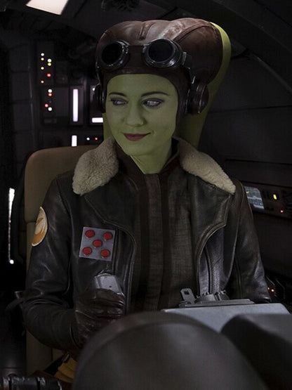 Ahsoka TV Series Hera Syndulla Black Leather Jacket