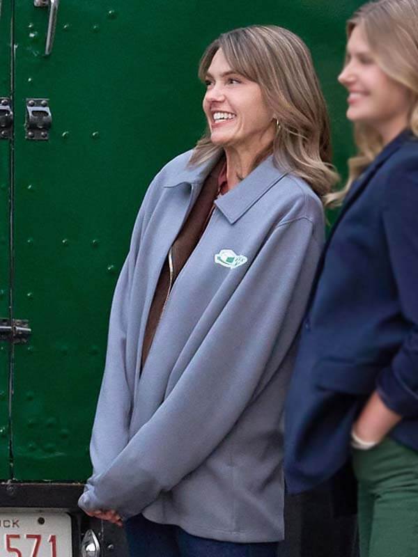 Aimee Teegarden Love Finds You 2026 Wool Jacket