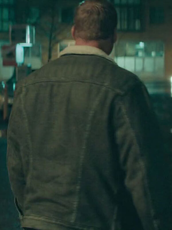 Alan Ritchson Reacher S04 Denim Shearling Jacket
