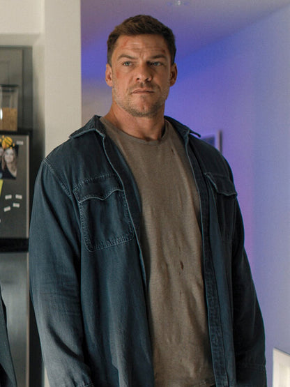 Alan Ritchson Reacher S04 Jack Reacher Cotton Jacket
