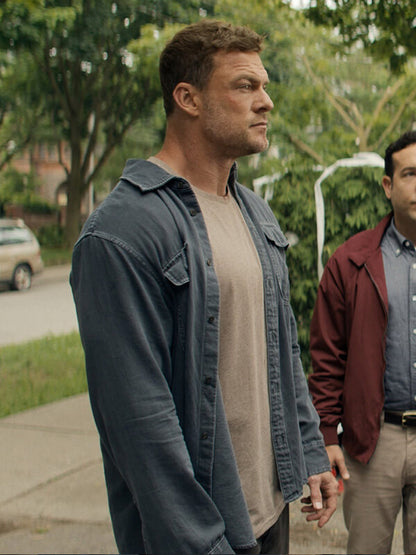 Alan Ritchson Reacher S04 Jack Reacher Cotton Jacket