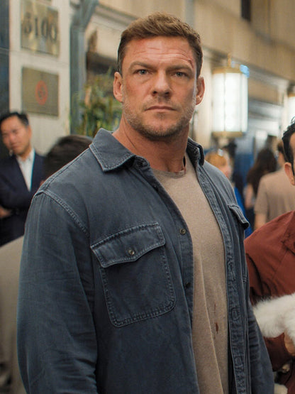 Alan Ritchson Reacher S04 Jack Reacher Cotton Jacket