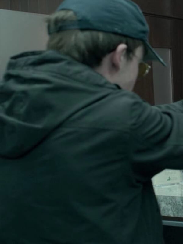 Alex Lawther Black Mirror S03 Black Cotton Jacket
