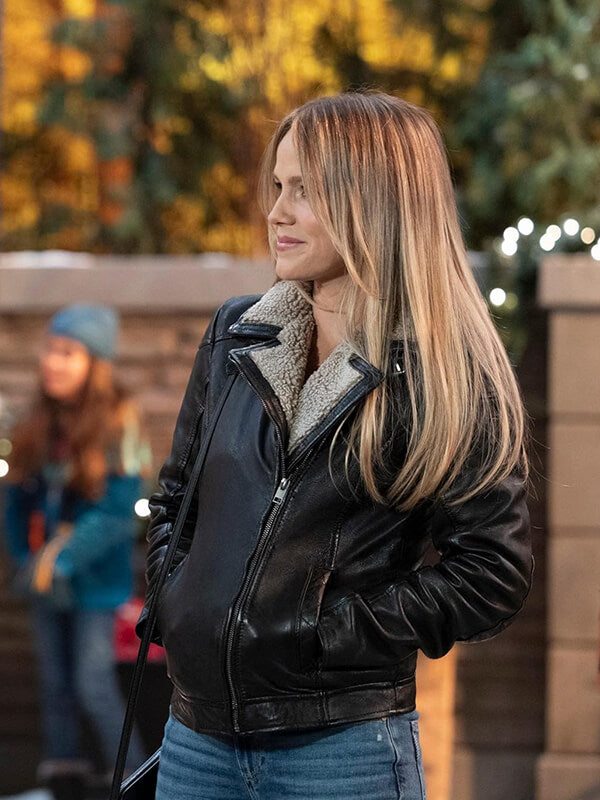 Alexa Havins General Hospital Biker Leather Jacket