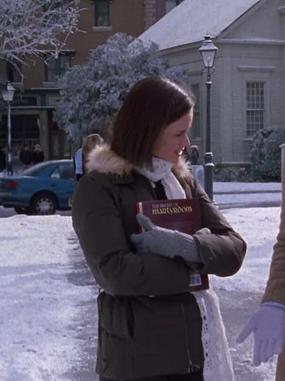 Alexis Bledel Gilmore Girls Green Parka Jacket