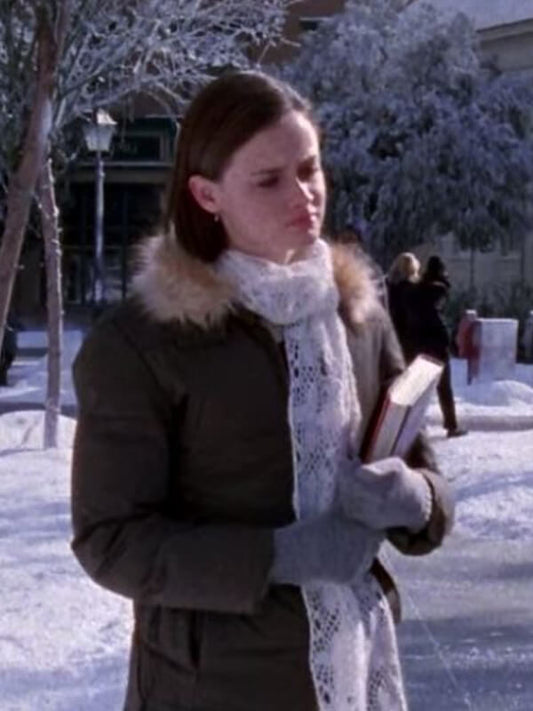 Alexis Bledel Gilmore Girls Green Parka Jacket