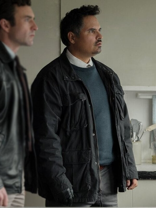 All Her Fault S01 Michael Pena Black Jacket