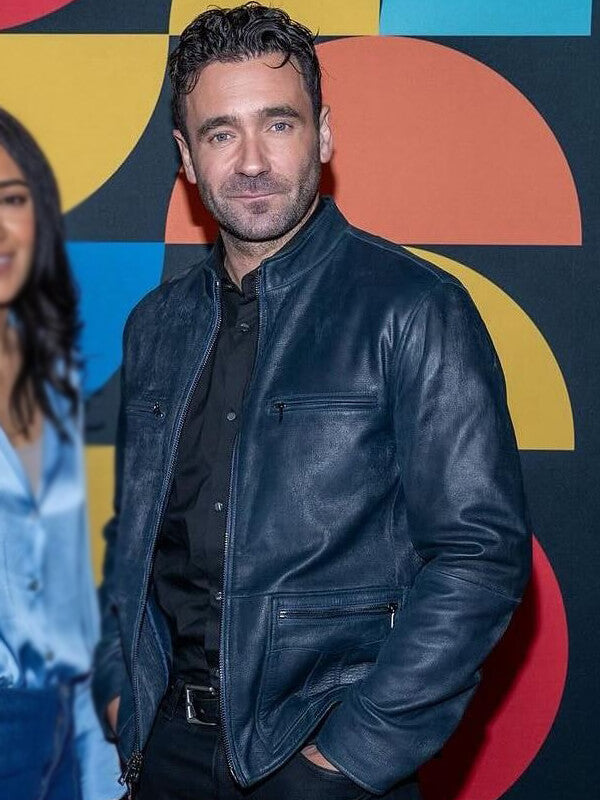 Allan Hawco Saint-Pierre Premiere Leather Jacket