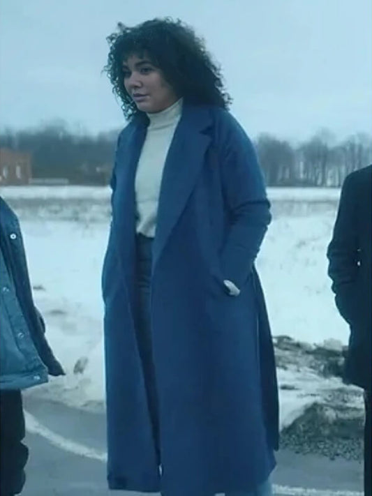 Allison Hargreeves The Umbrella Academy Blue Wool Coat