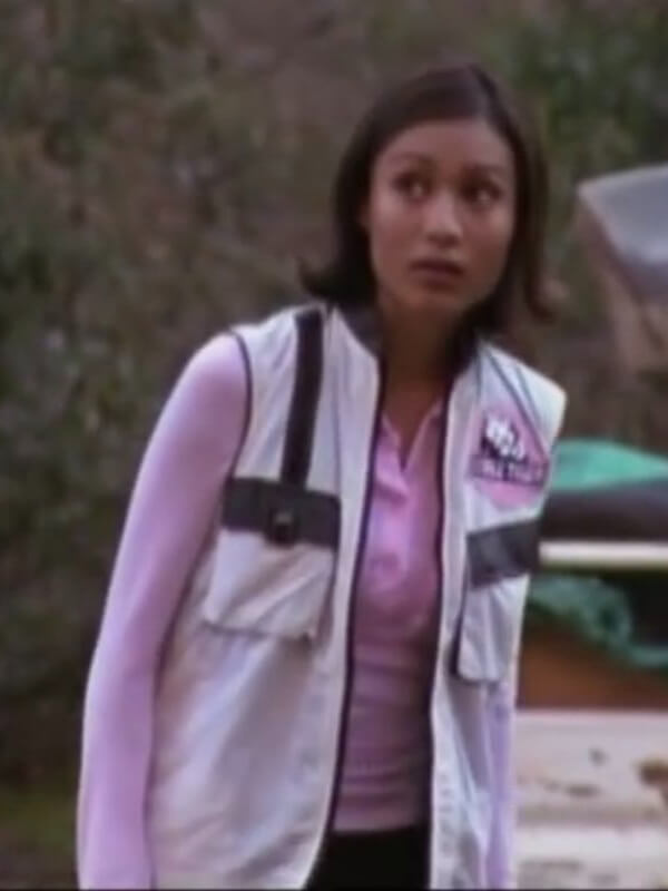 Alyssa Enrile Power Rangers Wild Force White Vest