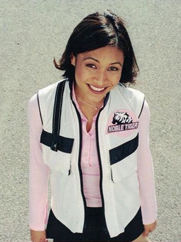 Alyssa Enrile Power Rangers Wild Force White Vest